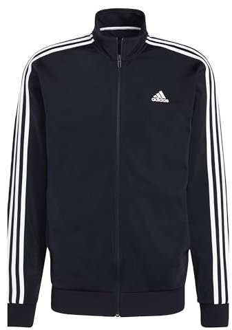 adidas Homme Essentials Warm-Up 3-Stripes Track Jacket, Legend Ink/White, XXL