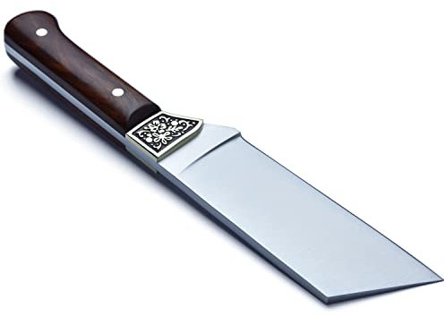 JPCRMOV Outdoor Messer Jagdmesser Feststehende Groß und Dick, Camping Gürtelmesser Survival Bushcraft Messer Stahl 440C (Rot)