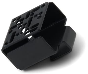 Pedestal Remote Box TV Mount | Praktische Halterung von Fernbedienung auf der Rückseite Deines Pedestal TV-Möbels | Passt zum Pedestal TV-Ständer mit Ausnahme vom Linked Tall TV-Schrank | (Schwarz)