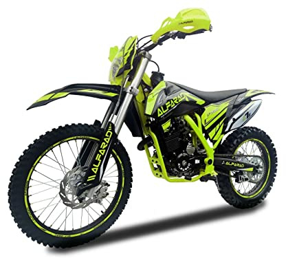 RV-Parts 250ccm Dirtbike Vollsross Enduro Pitbike Crossbike Cross 20,5 PS 21/18 Zoll Grün