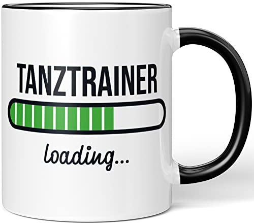 JUNIWORDS Tasse, Tanztrainer loading, Schwarz (6218461)