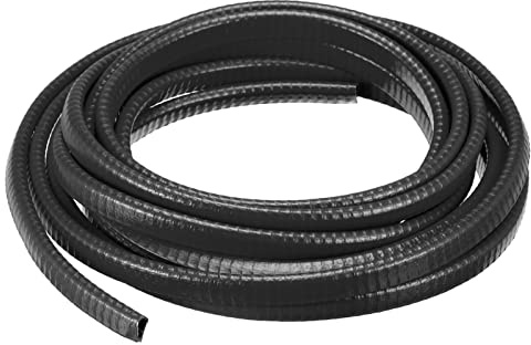 sourcing map Joint de protection en caoutchouc pour bord de 1 à 2,5 mm, 4 m de long, noir