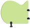 Urinal-Trennwand for Kinder, Urinal Schamwand, Urinal-Sichtschutz-Toiletten Trennwand, Toiletten-Schutzwand, Bodenmontierte Urinal-Schallwand, for Schulen/Kindergärten ( Color : Green , Size : 1pcs )