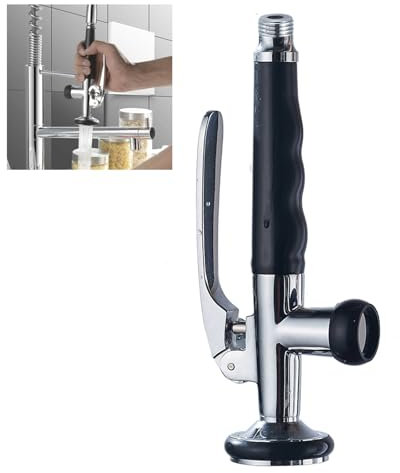 KEESUNG Pendelbrause, Profi Gastro Handbrause Küchenarmatur Gastrobrause Ersatzkopf Duschkopf G1/2 Zoll Geschirrbrause Ersatzteil für industrielle Küche