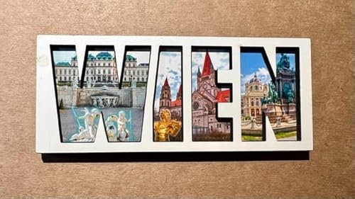 Wien Magnet Wien Souvenir Vienna Fridge Magnet Wien Geschenk Austria Holiday Wien Reise