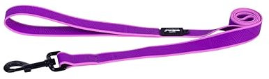 Rogz Amphibian Classic Hundeleine, Violett, Größe XL