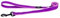 Rogz Amphibian Classic Hundeleine, Violett, Größe XL