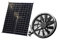 Solarventilator, 18 V, 20 W, solarbetriebener Ventilator, Mini-Ventilator, solarbetriebener Abluftventilator für Gewächshäuser, Haustierzimmer, Hühnerstall