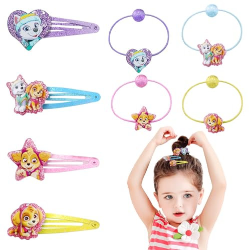 Paquet 8 Pinces à Cheveux Souris pour Filles,Barrette Cheveux Fille,Barettes, Mini Pinces à Cheveux,Pinces à Cheveux ColoréEs, Pinces à Cheveux Mignonnes de Dessin Animé pour Petites Filles