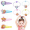 Paquet 8 Pinces à Cheveux Souris pour Filles,Barrette Cheveux Fille,Barettes, Mini Pinces à Cheveux,Pinces à Cheveux ColoréEs, Pinces à Cheveux Mignonnes de Dessin Animé pour Petites Filles