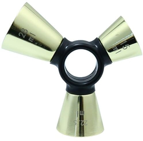 Triple Jigger Cocktail Jigger with Multiple Measurement Stainless Steel Drink Measures for Spirits Shot Cocktail Measure Cup for Bar