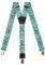 Olata Hosenträger extra starken mit 3 Clips Y-Form, Gedruckt Design - 4cm. Fisch A