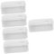 PRETYZOOM 5St Butter knackiger Butterhalter Butterlagerung Butterdose mit Deckel für Arbeitsplatte große Butterdose mit Deckel Butterformen Butterdose aus Kunststoff Butter-Organizer Abs