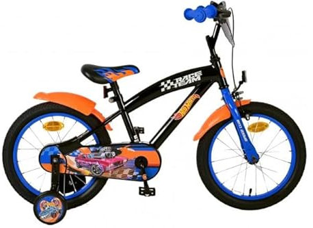 Heiße Räder 16 Zoll Fahrrad Schwarz Orange Blau 31656