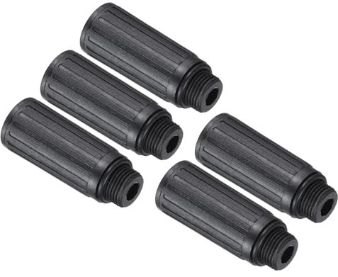 PATIKIL Tappo di Riempimento Olio Compressore d'Aria, 5 Pz 15.5mm Tappo di Sfiato di Ricambio per Compressore d'Aria comuni, Nero