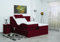 Boxspringbett Lapi 240x220, VS-Weinrot, 7-Zohnen Taschenfederkernmatratze, Ergoflex - Inklusive Aufbau - Deutscher Hersteller