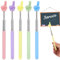 5 Stück Zeigestab Ausziehbar,Zeigestab,Pointing Finger Stick,Zeigestab Finger,Zeigefinger Stab,Versenkbare Klassenzimmer Zeiger,Mini Handheld Lehrstift Edelstahl Für Klassenzimmer Präsentationen