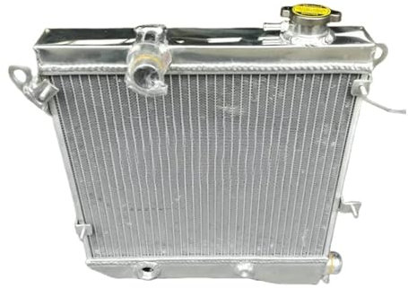 MNEVZX Radiatore Radiatore in Alluminio per Auto Adatto per 1975-1985 Autobianchi Lancia A112 Serie 3/4/5/6/7 900/1000/1050 CC Junior/Elite/Abarth/Giovani I4 Raffreddatore Motore