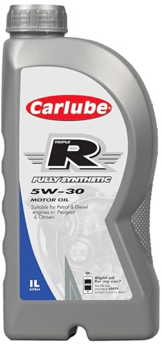 5W-30 Fully Synthetic Engine Oil 1L – High Performance Motor Oil for Petrol & Diesel Engines, Suitable for Peugeot & Citroën Vehicles, Reduces Friction & Improves Efficiency