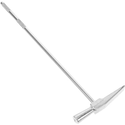 UTHCLO Instrumentenhammer für Musiker und Anfänger Zufälliger Stil Daumenklavier Stimmhammer aus Aluminiumlegierung Silberner Kalimba Einfach zu Bedienen Kompatibel mit 15 und 17-tasten