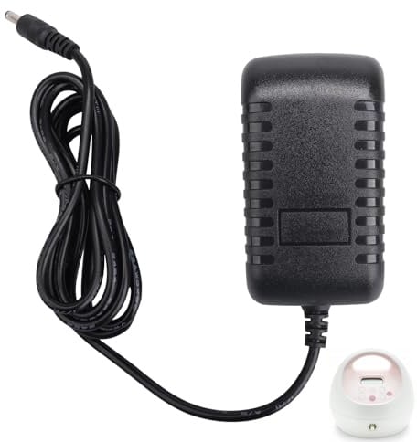 JIMACRO Charger Compatible with Spectra Breast Pump, Power Cord Compatible with Spectra S1 S1 Plus S2 S2 Plus S3 Pro SG Synergy Gold SPS100 SPS200 9 Plus Power Supply 12V 2A