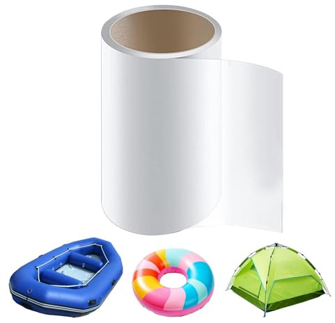 Inflatable Patch Repair Kit - Heavy Duty Adhesive Waterproof Tape, Bouncy Castle Patch Repair Kit for Air Mattress, Camping, Inflatable Boat, Trampoline, Tarpaulin, Waterway, Kayak, Tube, Canoe