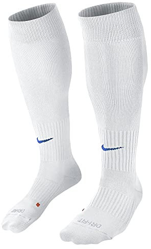 Nike Unisex Classic Ii Cushion Otc Fussball Socken, Mehrfarbig (White / Royal Blue), XS EU