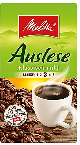 Melitta Auslese klassisch-mild Filterkaffee 18x 500g (9000g) - Melitta Café gemahlen