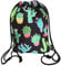 HECKBO bolsa de deporte de algodón para mujeres y niñas (negro) - cactus - para la vida cotidiana, viajes y deportes, festival, fiesta - gymsack, mochila, bolsa de deporte con cordón