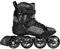 Powerslide Inline Skates Phuzion Radon Black White 80 Gr. 37-47 - Inliner für Herren und Damen in Schwarz/Grau, 80mm/85A Rollen, ABEC 5 Pro Kugellager Gr. 39