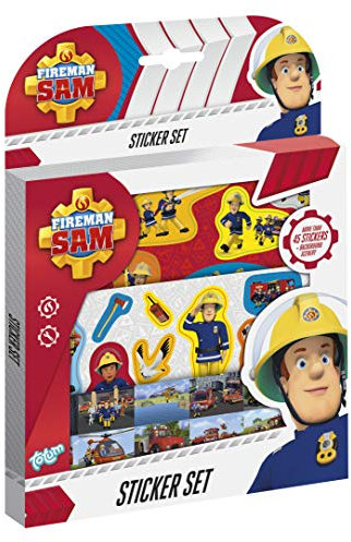 Totum Fireman Sam Sticker-Set: Gestalte Deine eigene Heldenwelt mit den verschiedenen Motiven von Feuermann Sam