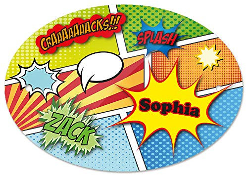 Eurofoto Türschild mit Namen Sophia und Comic-Motiv | Kinderzimmer-Schild