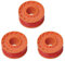 Strimmer Spool Compatible with Qualcast Worx Grass Trimmers Replace CGT183A, CGT18LA1, WA0004,WG150, WG151, WG152, WG153 by Poweka (Pack of 3)