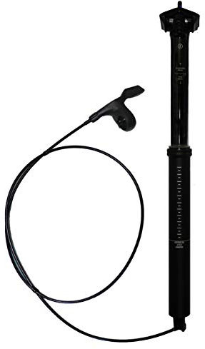 Limotec A6 AIR Premium Vario Höhenverstellbare/gefederte Sattelstütze mit einstellarer Luft Kammer in 31,6mm , 40/80 Air