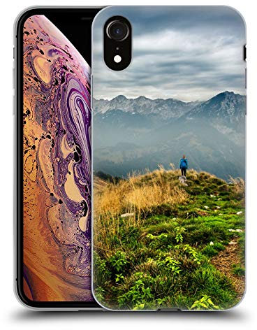 Head Case Designs Offiziell Offizielle Patrik Lovrin Neue Standorte erkunden Wanderlust Soft Gel Handyhülle Hülle kompatibel mit Apple iPhone XR