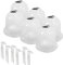 Yerd 6X Pflanzglocke 26cm Pflanzenschutzhaube transparent, Anzuchtglocke, Anzucht-Pflanzhilfe, Pflanzenschutz vor Frost, Schnecken & Vögeln (26cm, 2X 3er Set)