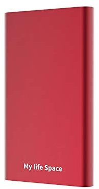 SSD portátil Externo 128GB 256GB 512GB Disco Duro 1TB HDD 2TB Estado sólido Disco Duro de Disco Duro para computadora portátil Disco Duro de Disco SSD (Color : Rojo, SSD Capacity : 256GB)