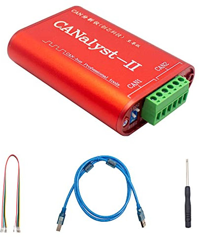Analizador CANalyst-II USB a CAN, Adaptador convertidor CAN-BUS Compatible con ZLG CANpro