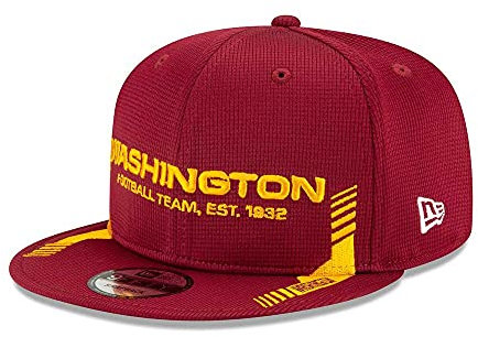 New Era NFL WASHINGTON Official 2021 Sideline 9FIFTY Snapback Home Game Cap, Größe :S/M