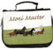 Manutextur Kulturbeutel mit Namen - personalisiert - Motiv Pferd 02 - viele Motive – Kulturbeutel - Größe 23x17x5 cm - persönliches Geschenk mit Wunsch-Motiv und Wunsch-Name