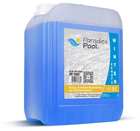 Paradies Pool Winterschutzmittel für Pool, 5 Liter schaumfrei Überwinterung Schwimmbecken