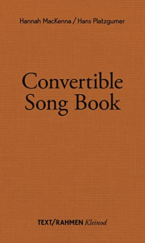Convertible Song Book