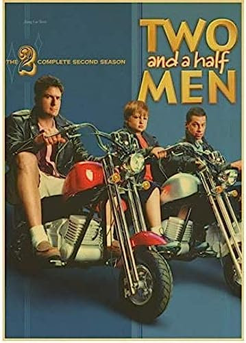 Poster Two And A Half Men Tv Play-Poster, Wandkunst, Bilder, Poster Und Drucke, Leinwandgemälde, Heimdekoration 50X70Cm Kein Rahmen