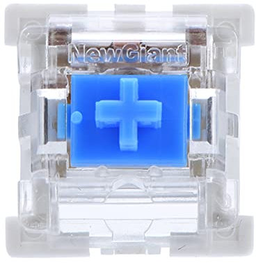 10 PCs Mechanical Keyboard Switch,Plate Mounted Blue Switch,Replacement Key Switches Keyboard Dedicated Shaft Body for NewGiant RGB Series Gaming Keyboards