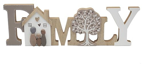 Lesser & Pavey Family Standing Plaque for Gift & Decor | Ideal Signs & Plaque Birthday Gifts for Women & Men | Designed By Love and Affection | Lovely Plaques for Home & Office