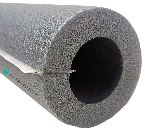 Scorprotect® selbstklebende PE Rohrisolierung 1 m Ware Farbe grau (15 x 13 mm x 1 Meter)