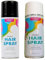 133ml washable temporary hair colour spray kids adults Halloween Glitter Temporary dye (Black and White Spray, 133ml)