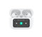 DCU TECNOLOGIC - Cuffie wireless Bluetooth 5.4 - Touch screen - Modalità di riproduzione ed equalizzatore - Autonomia della batteria di 30 ore - Colore: Bianco