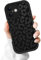 Newseego Case Compatible for iPhone 16, Aesthetic Leopard Print Styles Pattern Design Girls Women Phone Case Soft Slim TPU All-inclusive Lens Shockproof Cover for iPhone 16-Black