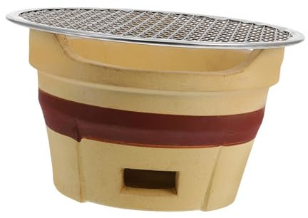 MILISTEN 1 Satz Grill roasting rack Lagerfeuergestell kleiner Bräter Kohleofen Outdoor-Kocher asadores de carne de carbon heimischer Herd Brenner Kochherd Lehmofen Holzöfen Rostfreier Stahl